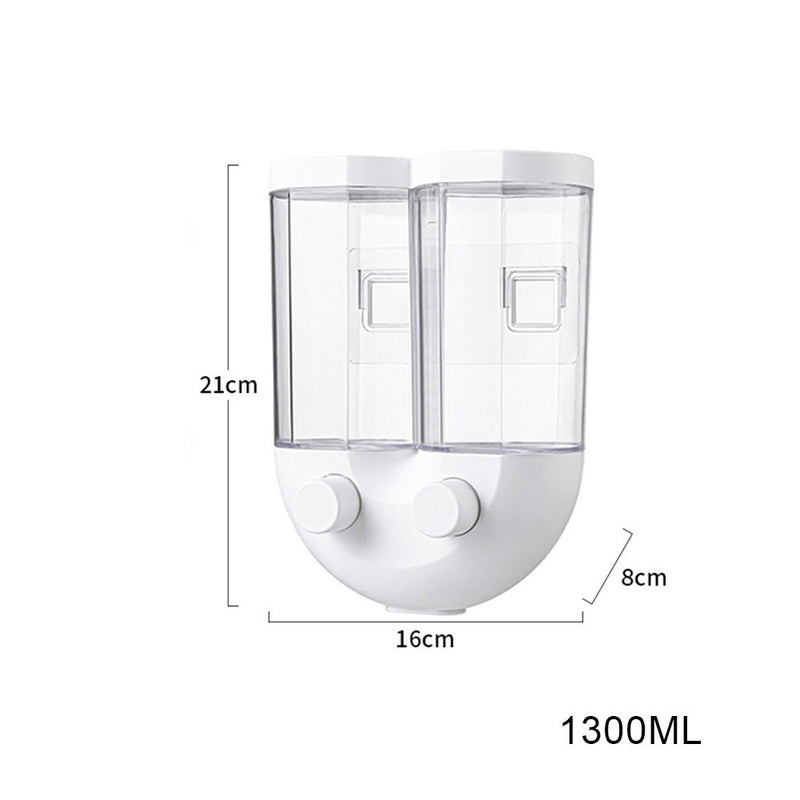 DOUBLE WALL MOUNTED FOOD DISPENSER