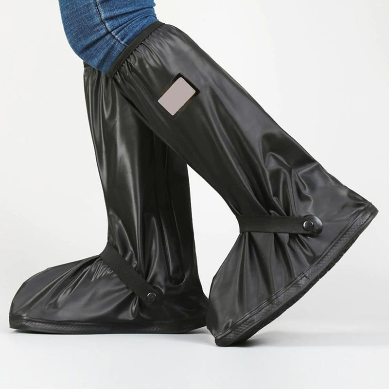 BLACK HIGH TUBE WATERPROOF SHOE CASES