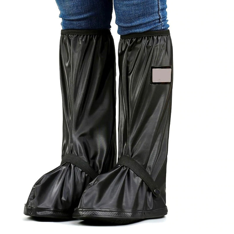 BLACK HIGH TUBE WATERPROOF SHOE CASES