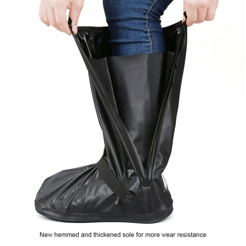 BLACK HIGH TUBE WATERPROOF SHOE CASES
