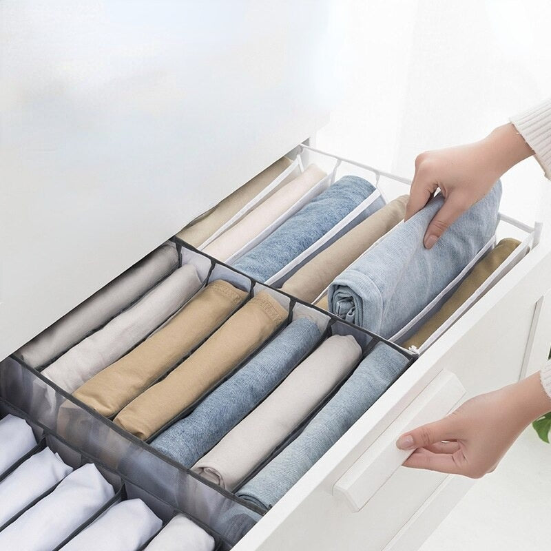 TRANSPARENT WARDROBE CLOTHES ORGANIZER