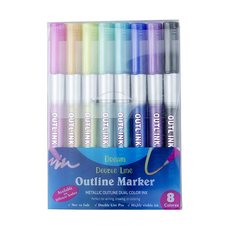 OUTLINE METALLIC MARKERS