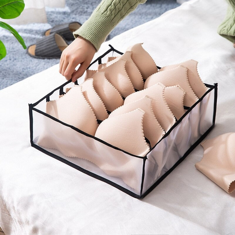 TRANSPARENT WARDROBE CLOTHES ORGANIZER