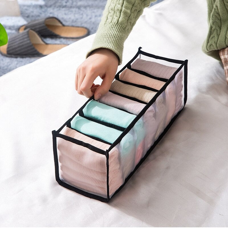TRANSPARENT WARDROBE CLOTHES ORGANIZER