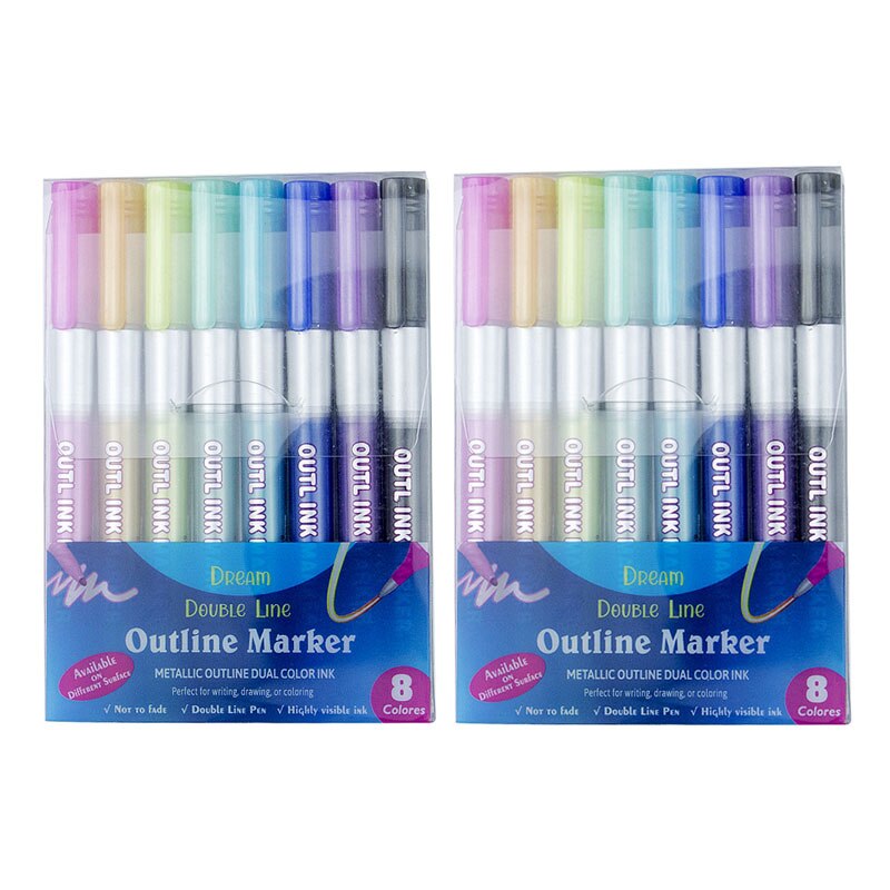 OUTLINE METALLIC MARKERS