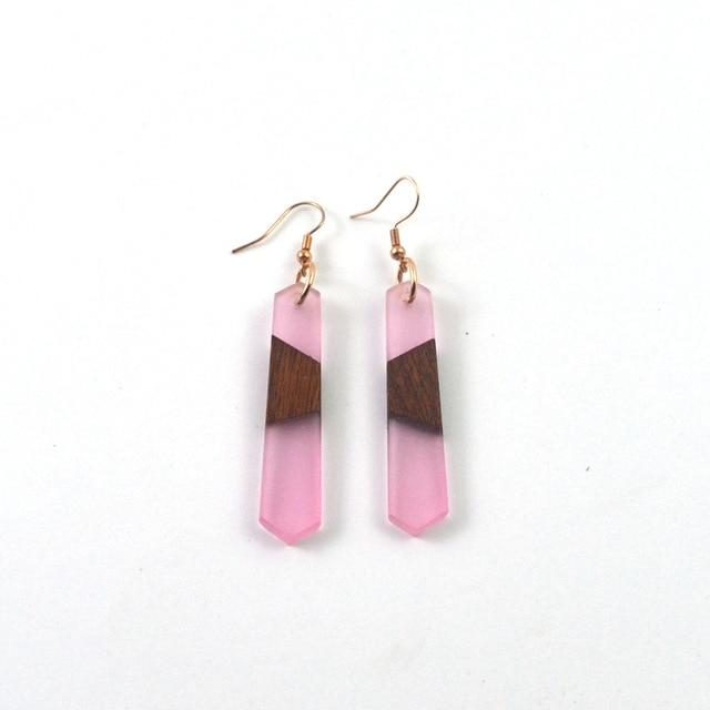 CHIC WOOD EARRINGS