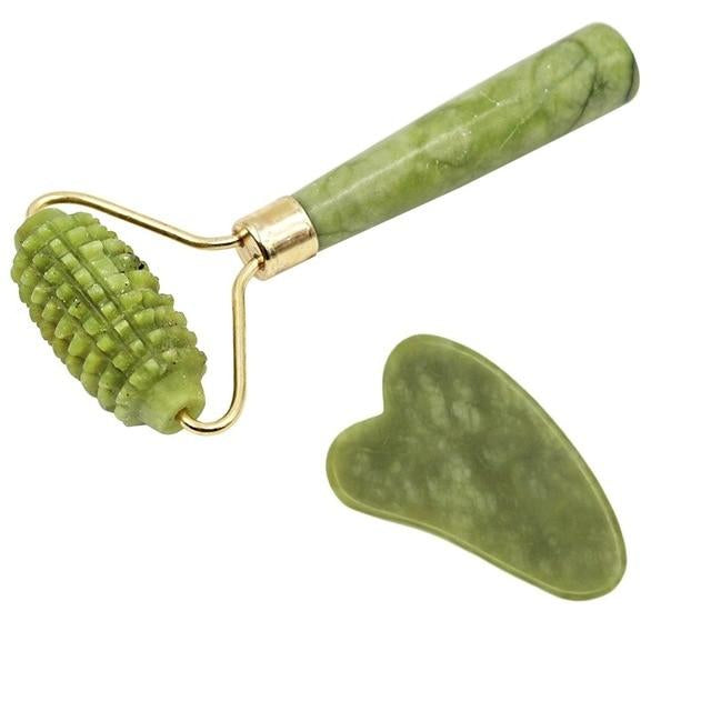 NATURAL JADE MASSAGE ROLLER STONE
