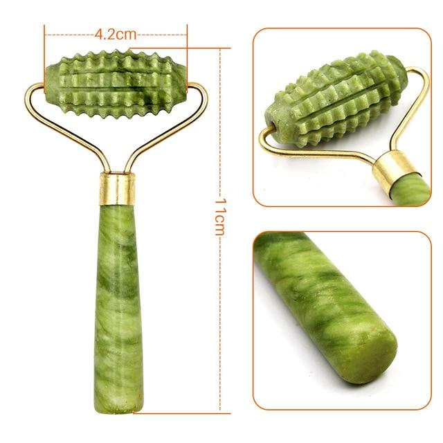 NATURAL JADE MASSAGE ROLLER STONE