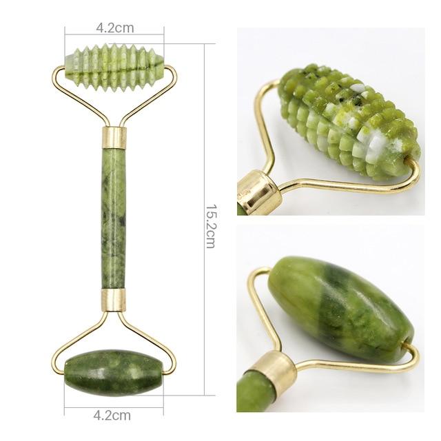 NATURAL JADE MASSAGE ROLLER STONE