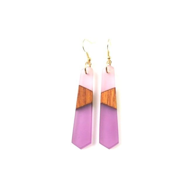 CHIC WOOD EARRINGS