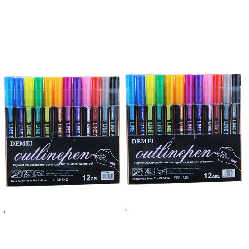 OUTLINE METALLIC MARKERS