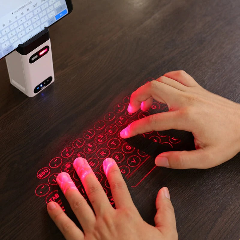 BLUETOOTH VIRTUAL LASER KEYBOARD PHONE HOLDER