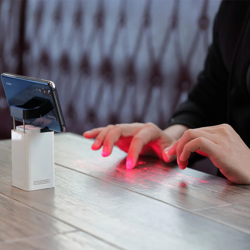 BLUETOOTH VIRTUAL LASER KEYBOARD PHONE HOLDER