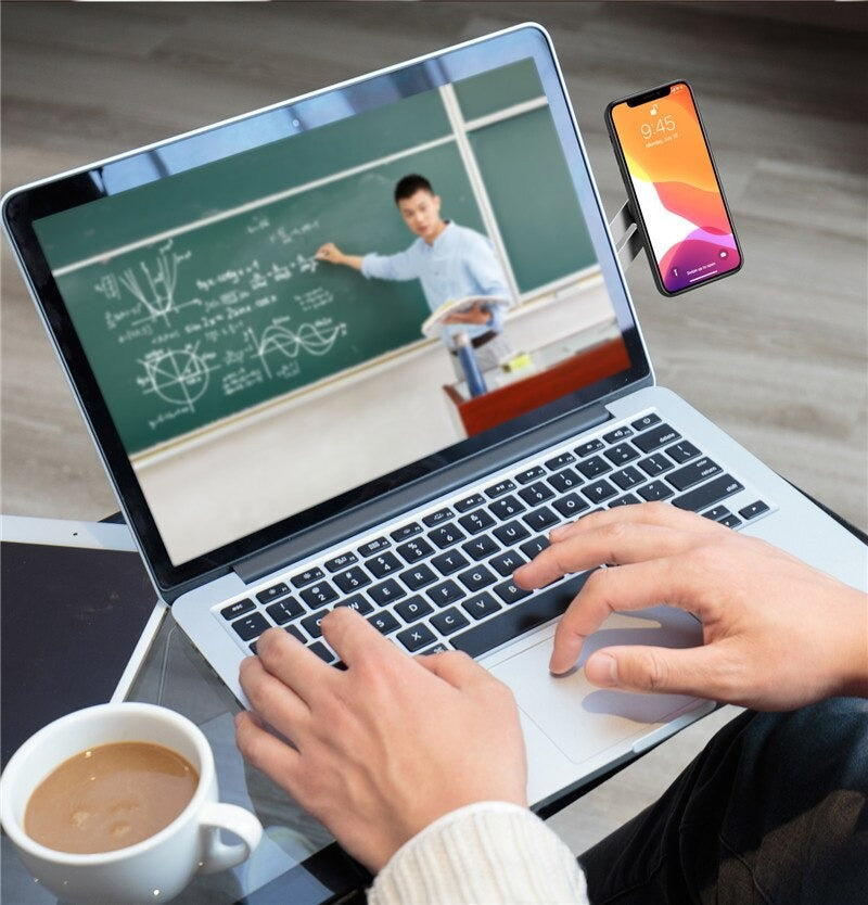LAPTOP SIDE MOUNT PHONE HOLDER