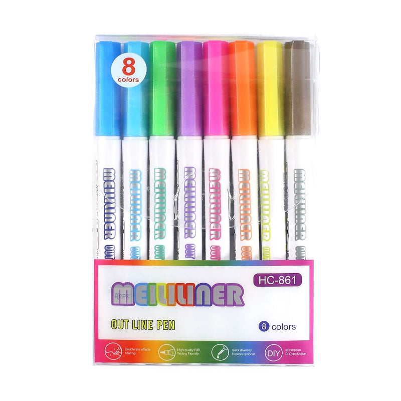OUTLINE METALLIC MARKERS