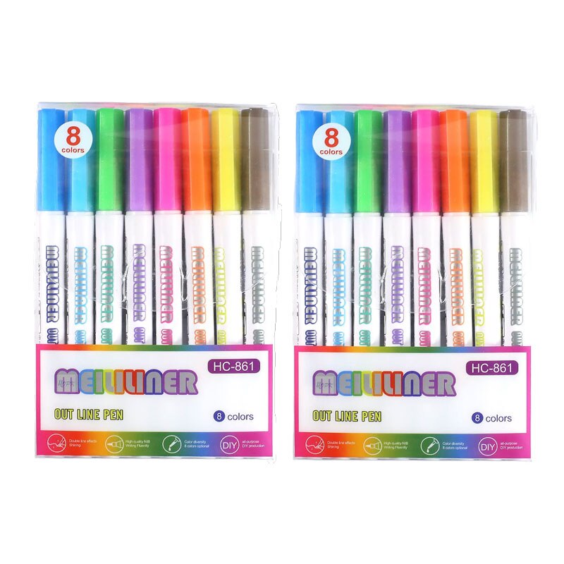 OUTLINE METALLIC MARKERS