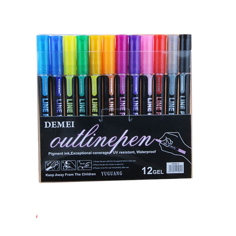 OUTLINE METALLIC MARKERS