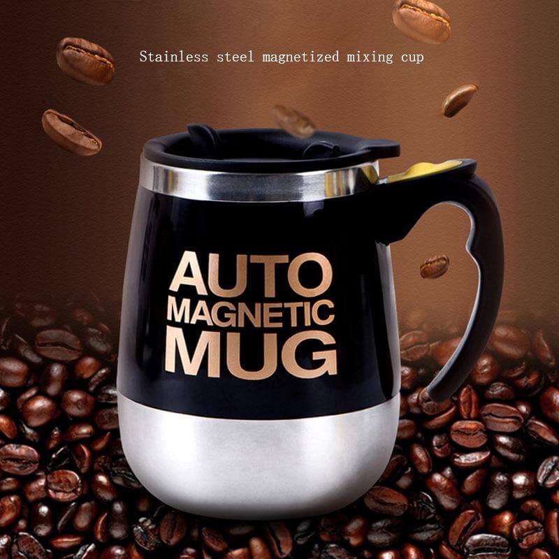 PORTABLE SELF STIRRING COFFEE MUGS