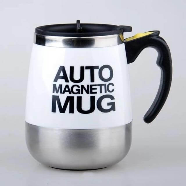 PORTABLE SELF STIRRING COFFEE MUGS