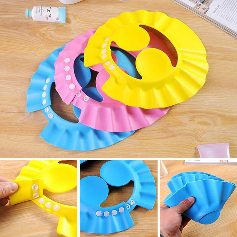 SOFT & ADJUSTABLE BABY SHOWER CAP