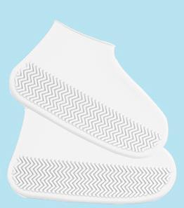 2PCS WATERPROOF REUSABLE SILICONE SHOE COVER