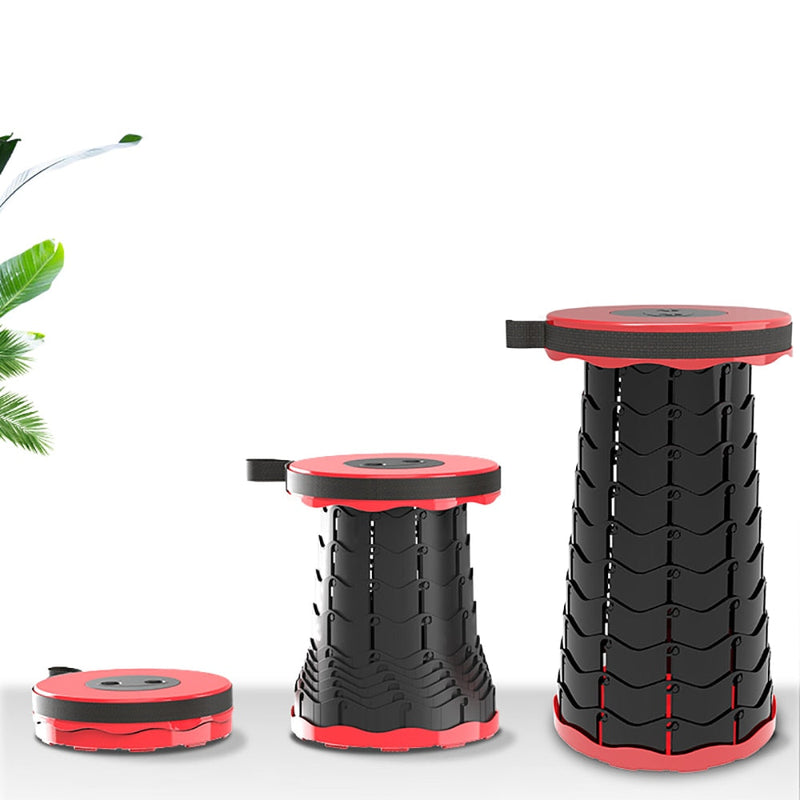 FOLDABLE RETRACTABLE TRAVEL HIKING STOOL