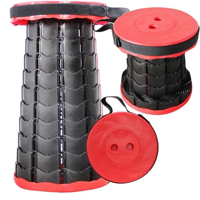 FOLDABLE RETRACTABLE TRAVEL HIKING STOOL