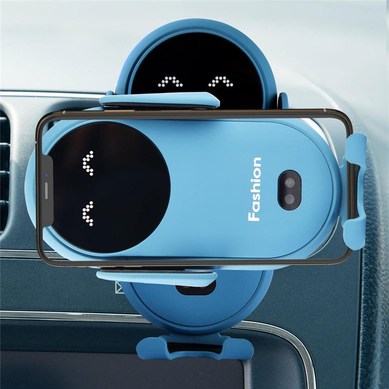 ROTATING INTELLIGENT CAR WIRELESS PHONE CHARGER