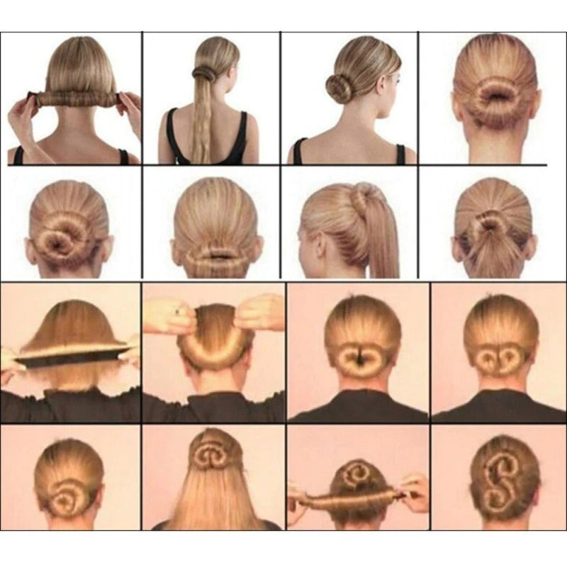 STYLISH FRENCH DONUT HAIR BUN MAKER