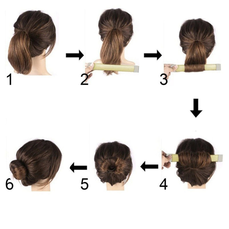 STYLISH FRENCH DONUT HAIR BUN MAKER